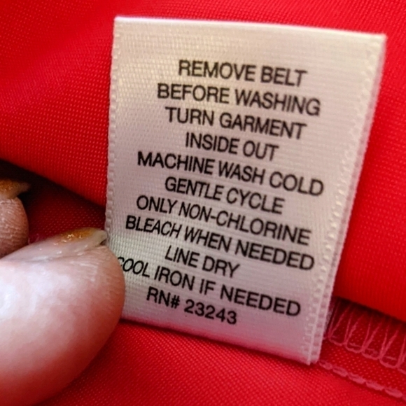 NEW York and Company Hot Pink Belted Midi Strapless Dress 8 Mod Retro Wiggle - Picture 6 of 12